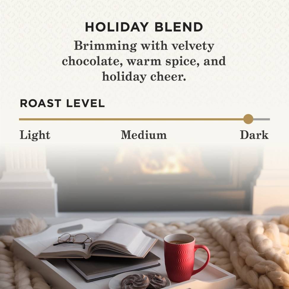 Peet's holiday blend outlet k cups