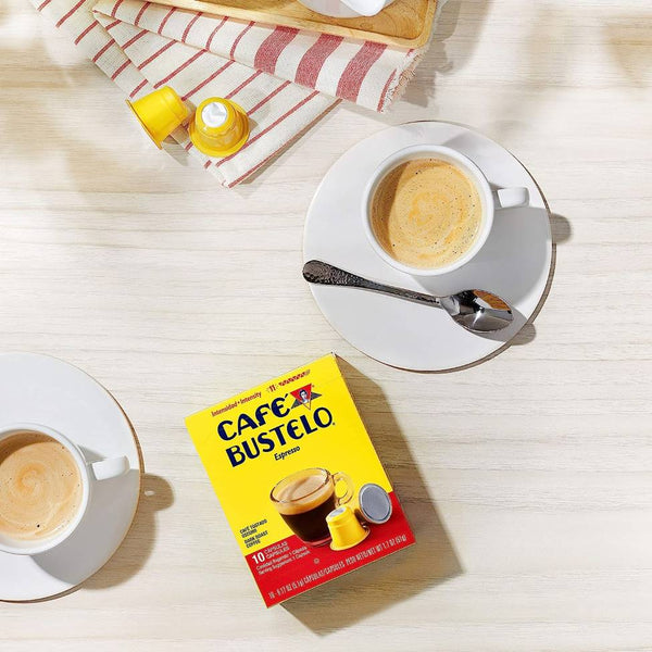 Load image into Gallery viewer, Cafe Bustelo Espresso, Box of 10 Nespresso Capsules
