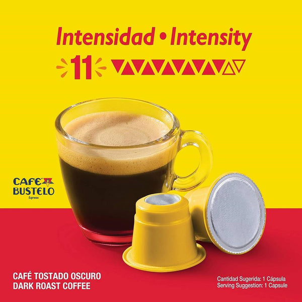 Load image into Gallery viewer, Cafe Bustelo Espresso, Box of 10 Nespresso Capsules
