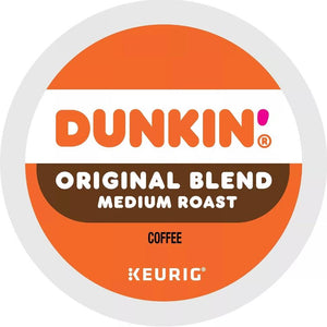 Dunkin' Original Blend, Medium Roast, Keurig K-Cup Coffee Pods, Box of 32 K-cups