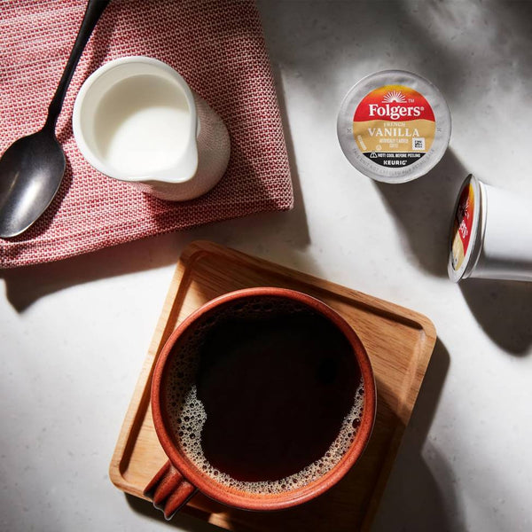 Load image into Gallery viewer, Folgers French Vanilla, Medium Roast, Keurig K-cup Coffee Pods
