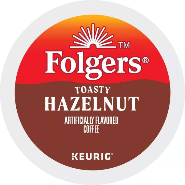 Load image into Gallery viewer, Folgers Toasty Hazelnut, Medium Roast, Keurig K-cup Coffee Pods, Box of 12 K-cups
