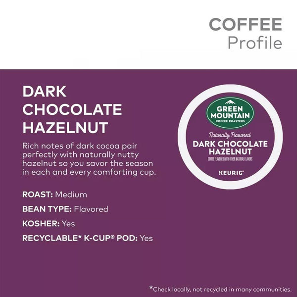 Load image into Gallery viewer, Green Mountain Dark Chocolate Hazelnut, Medium Roast, Keurig K-cup Coffee Pods
