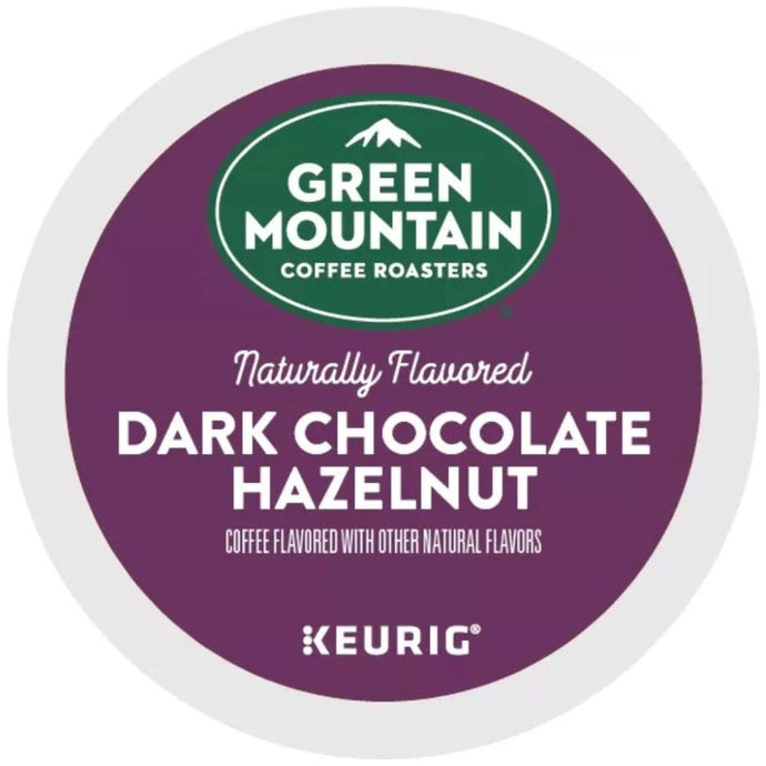 Green Mountain Dark Chocolate Hazelnut, Medium Roast, Keurig K-cup Coffee Pods