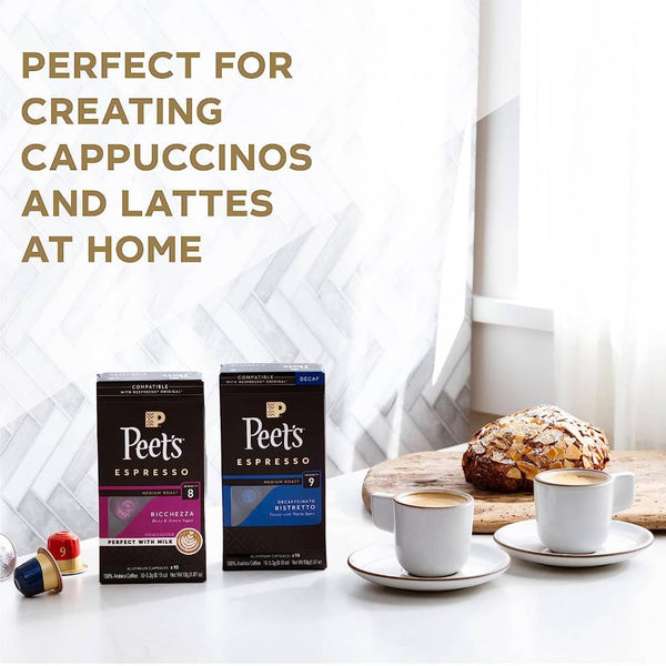 Load image into Gallery viewer, Peet&#39;s Coffee Crema Scura, Box of 10 Nespresso Capsules
