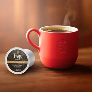 Peet's Coffee Single Origin Brazil, Medium Roast, Keurig K-Cup Coffee Pods, Box of 22 K-cups