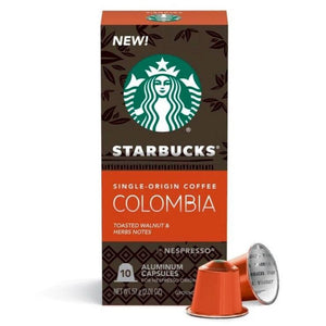 Starbucks Colombia, Box of 10 Nespresso Capsules