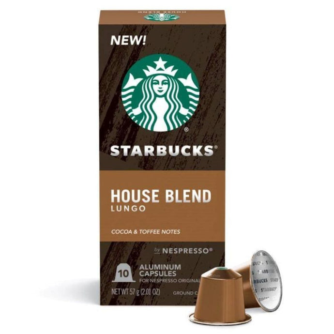 Starbucks House Blend, Box of 10 Nespresso Capsules