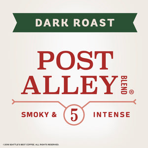 Seattle's Best Coffee Post Alley Blend, Dark Roast, Keurig K-Cup Coffee Pods, Box of 10 K-cups