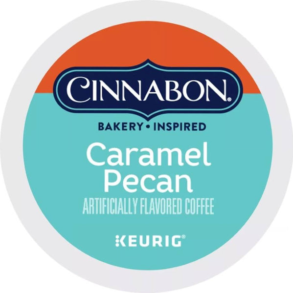 Load image into Gallery viewer, Cinnabon Caramel Pecan Coffee, Light Roast, Keurig K-Cup Coffee Pods
