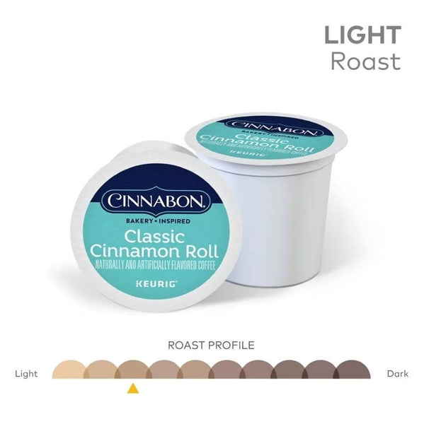 Load image into Gallery viewer, Cinnabon Classic Cinnamon Roll, Light Roast, Keurig K-Cup Coffee Pods
