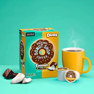 The Original Donut Shop Coconut Mocha, Medium Roast, Keurig K-Cup Coffee Pods, box of 24 K-cups