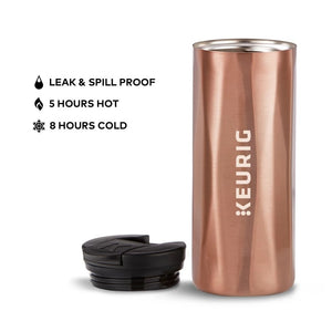 Keurig Coffee Travel Mug, Copper, 14 oz