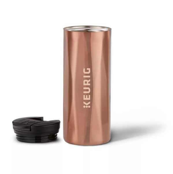 Load image into Gallery viewer, Keurig Coffee Travel Mug, Copper, 14 oz
