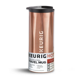 Keurig Coffee Travel Mug, Copper, 14 oz