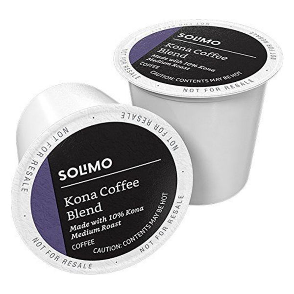 Load image into Gallery viewer, Amazon Solimo Kona Blend, Medium Roast, Keurig K-Cup Coffee Pods
