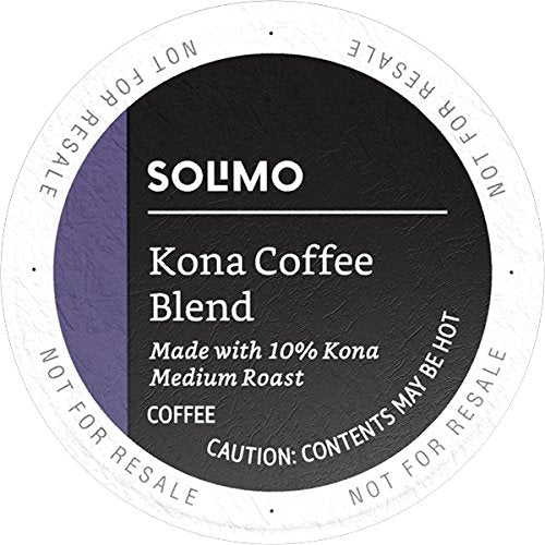 Amazon Solimo Kona Blend Medium Roast Keurig K Cup Coffee Pods