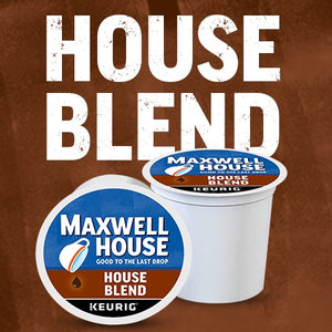 Maxwell House House Blend, Medium Roast, Keurig K-cup Coffee Pods, Box of 84 k-cups