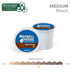 Maxwell House House Blend, Medium Roast, Keurig K-cup Coffee Pods, Box of 84 k-cups