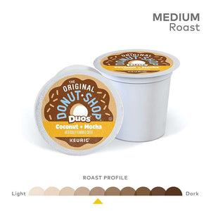 The Original Donut Shop Coconut Mocha, Medium Roast, Keurig K-Cup Coffee Pods, box of 24 K-cups