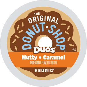 The Original Donut Shop Nutty Caramel, Medium Roast, Keurig K-Cup Coffee Pods