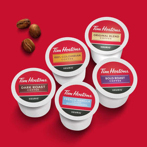 Tim Hortons Variety Pack, Keurig K-cup Coffee Pods, Box of 30 K-cups