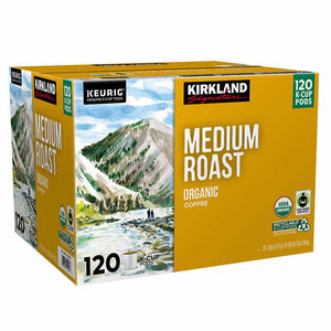 Kirkland Summit Roast, Medium Roast, Keurig K-Cup Coffee Pods, Box of 120 K-cups