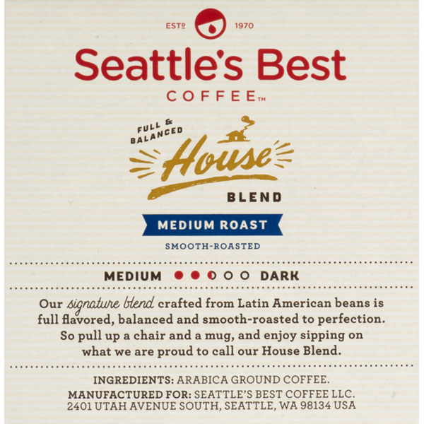 Load image into Gallery viewer, Seattle&#39;s Best Coffee House Blend, Medium Roast, Keurig K-Cup Coffee Pods
